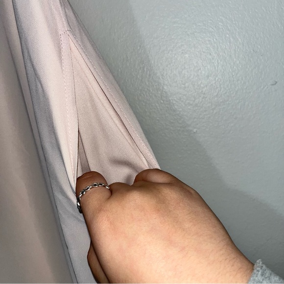 Birdy Grey size medium bridesmaid taupe light pink dress - Picture 8 of 11